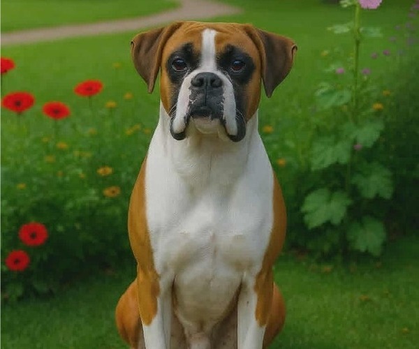 Medium Photo #1 Boxer Puppy For Sale in TROUPSBURG, NY, USA