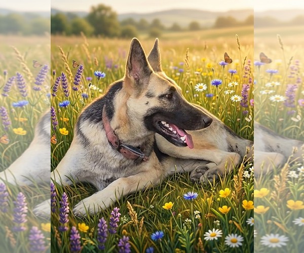 Medium Photo #1 German Shepherd Dog-Unknown Mix Puppy For Sale in The Woodlands, TX, USA