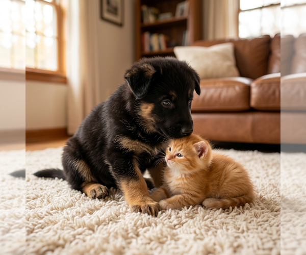 Medium Photo #3 German Shepherd Dog Puppy For Sale in FORDLAND, MO, USA