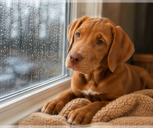 Medium Photo #3 Chocolate Labrador retriever-Unknown Mix Puppy For Sale in Mt. Laurel, NJ, USA