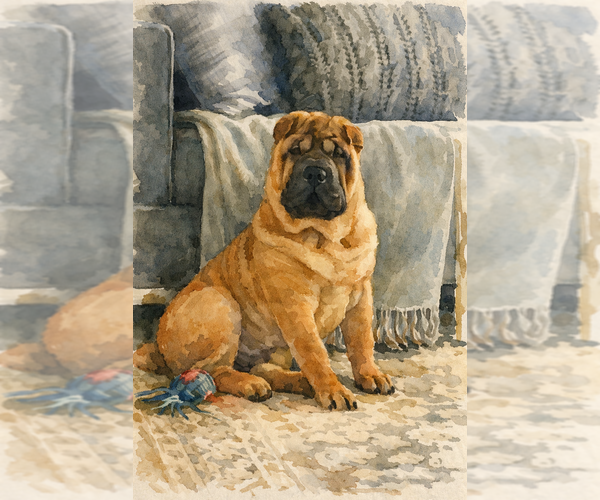 Medium Photo #1 Chinese Shar-Pei Puppy For Sale in PALM CITY, FL, USA
