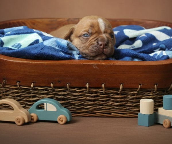 Medium Photo #18 Olde English Bulldogge Puppy For Sale in WRIGHT CITY, MO, USA