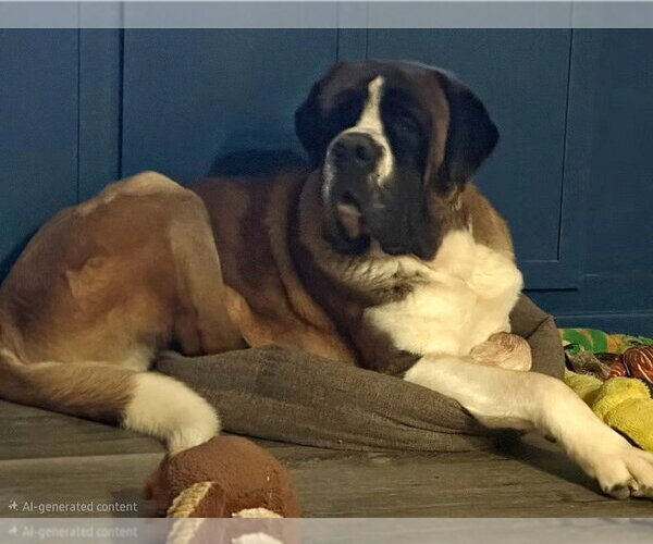 Medium Photo #2 Saint Bernard-Unknown Mix Puppy For Sale in Lake Forest, CA, USA