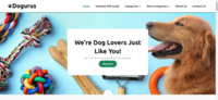 Image of website The Best Dog Products And Dog Gifts