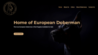 Image of website European Dobermann