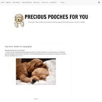 Image of website Precious Pooches for You