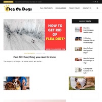 Image of website Best flea treatments for dogs