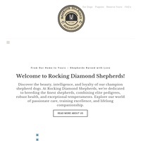 Image of website Rocking Diamond Shepherds