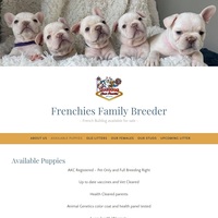 Image of website Quad Frenchies Family Breeder