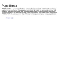 Image of website Pups4lifepa