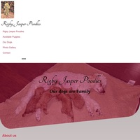 Image of website Rigby Jasper Poodles