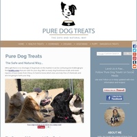 Image of website Pure Dog Treats
