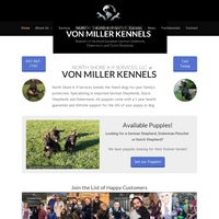 Image of website Von Miller Kennels