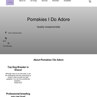 Image of website Pomskies I do Adore
