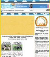 Image of website Labrador-Retriever.club