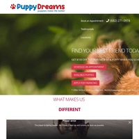 Image of website Puppy Dreams