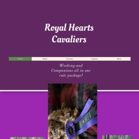 Image of website Royal Heart Cavaliers