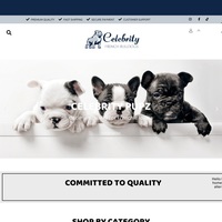 Image of website Celebrity French Bulldogs