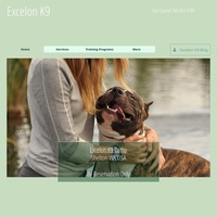 Image of website Excelon K9 Camp Shelton Washington USA